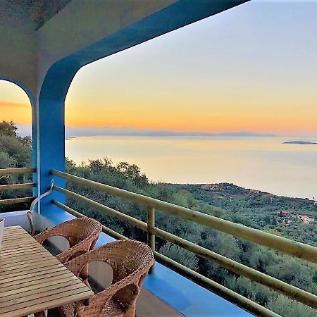 House Tanna Of Villa Intaba Spectacular Sea Views Corfiot Riviera Spartilas Corfu Island Greece Close To Ipsos Beach Spartylas Екстериор снимка