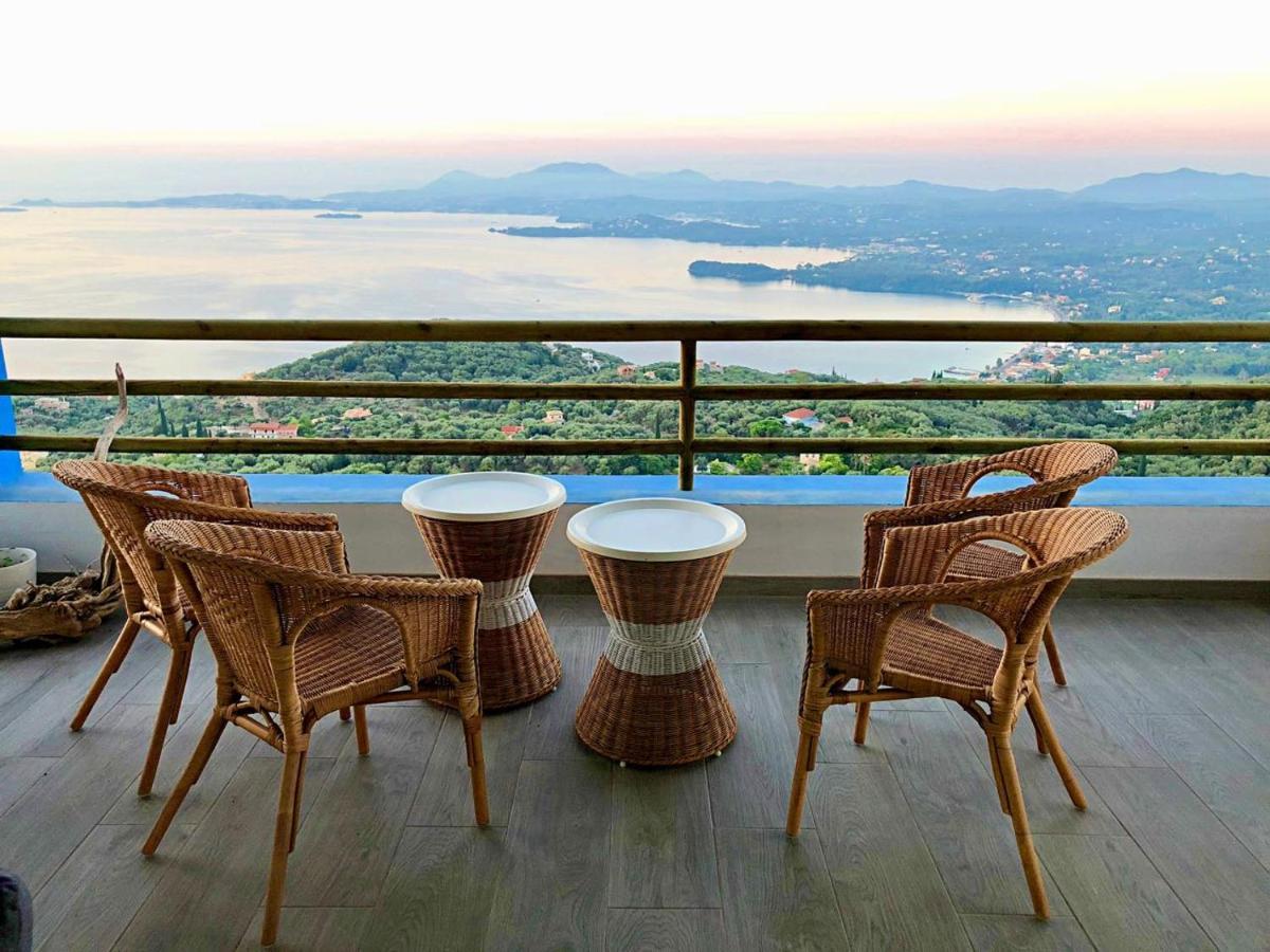 House Tanna Of Villa Intaba Spectacular Sea Views Corfiot Riviera Spartilas Corfu Island Greece Close To Ipsos Beach Spartylas Екстериор снимка