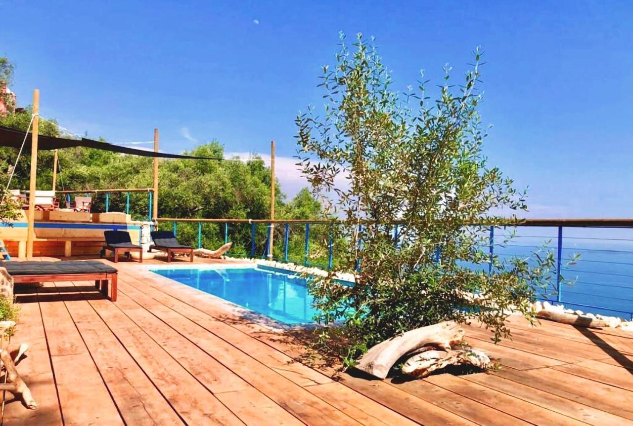 House Tanna Of Villa Intaba Spectacular Sea Views Corfiot Riviera Spartilas Corfu Island Greece Close To Ipsos Beach Spartylas Екстериор снимка