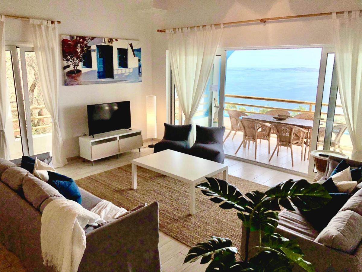 House Tanna Of Villa Intaba Spectacular Sea Views Corfiot Riviera Spartilas Corfu Island Greece Close To Ipsos Beach Spartylas Екстериор снимка